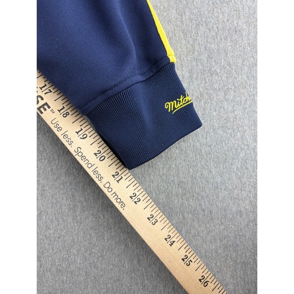Michigan Wolverines Track Jacket Mens XL Mitchell & Ness College Vault Full Zip - Picture 11 of 15
